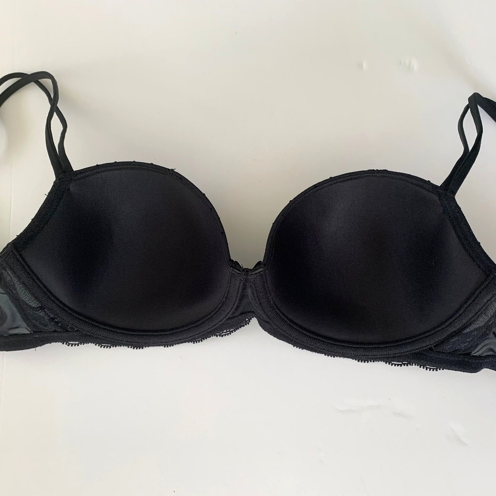NWT Marie Jo SET Eirin Padded Underwire Balcony Bra 32D Panty Fleur de Lis Lace - Picture 14 of 16
